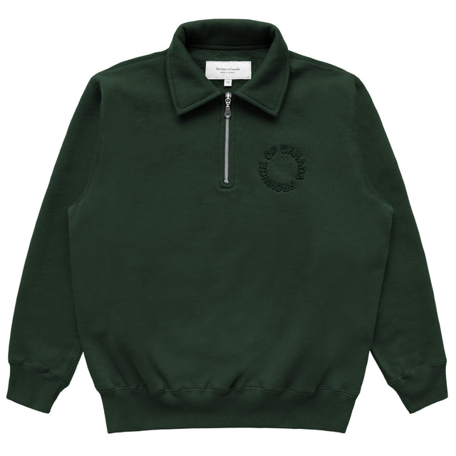 Half Zip Fleece Sweatshirt Forest - Unisex