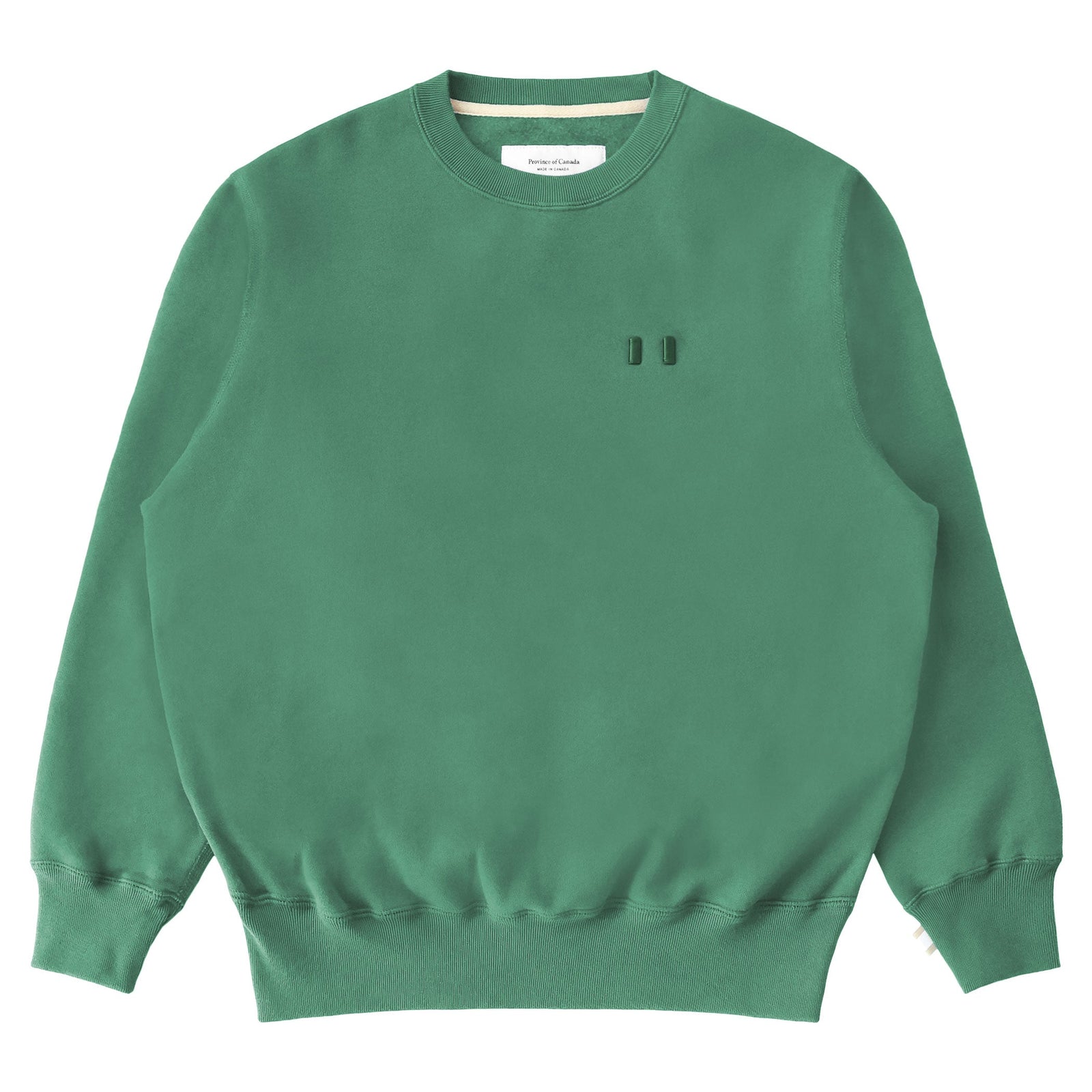 Flag Fleece Sweatshirt Green Unisex