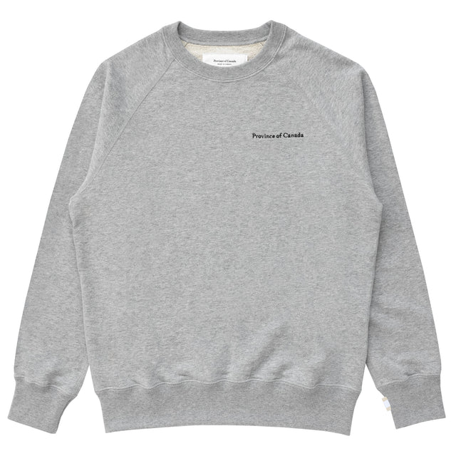 French Terry Sweatshirt Heather Grey
