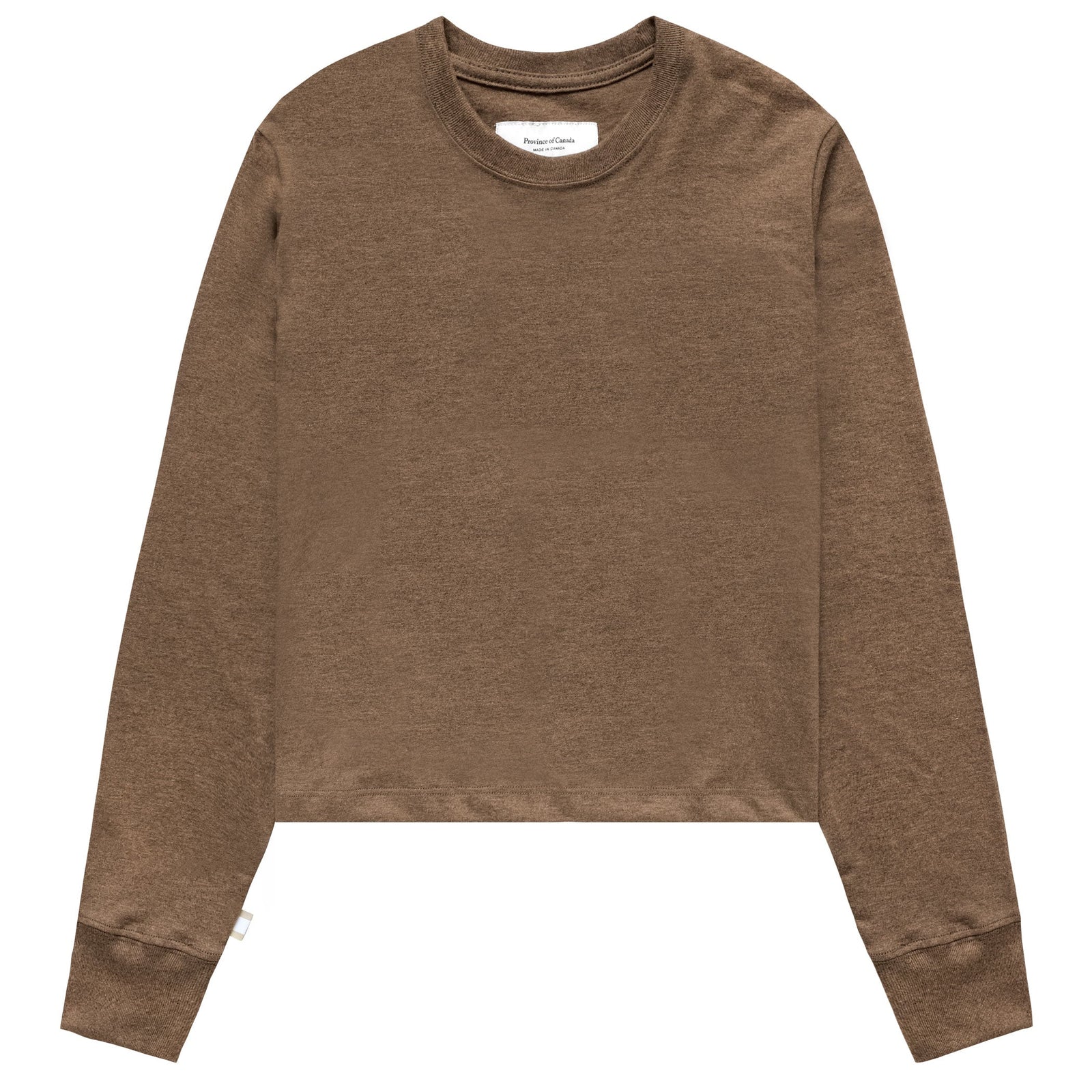 Monday Long Sleeve Crop Top Heather