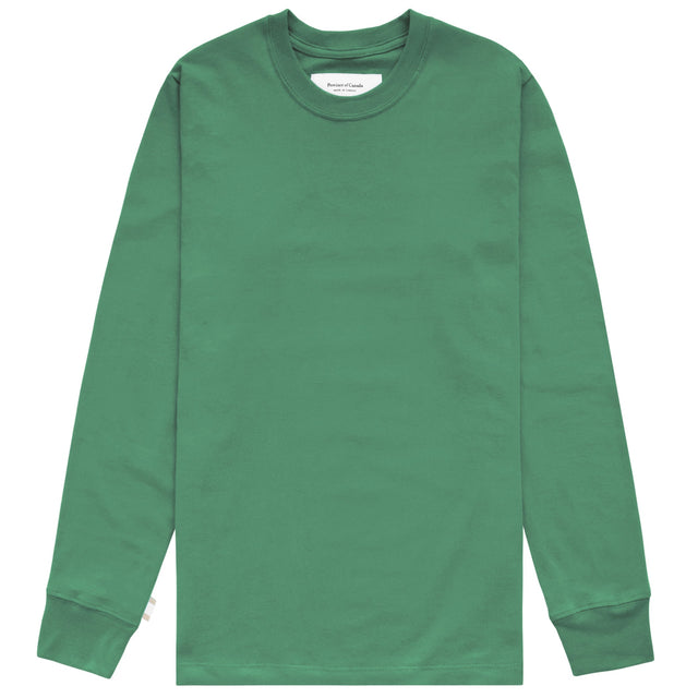 Monday Long Sleeve Tee Green - Unisex