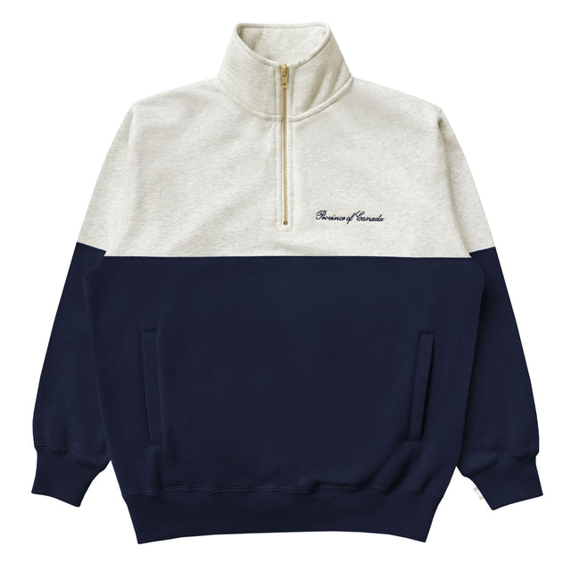 Club Fleece Half Zip Navy - Unisex