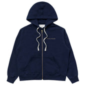 French Terry Zip Hoodie Navy - Unisex