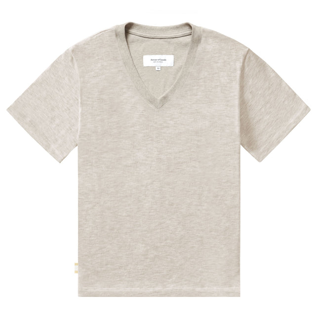 Friday V-Neck Tee Oatmeal