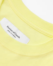 Monday Long Sleeve Crop Top Lemon