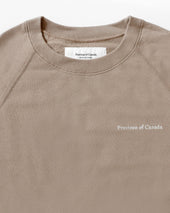 French Terry Sweatshirt Mocha Unisex