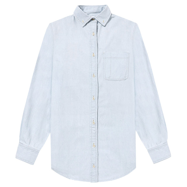 Light Wash Denim Shirt - Unisex