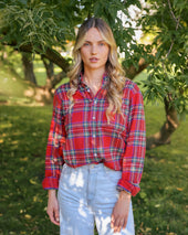 Tart Plaid Flannel Shirt Unisex