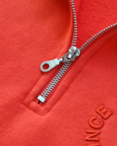 Half Zip Fleece Sweatshirt Tart Unisex