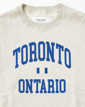 Toronto Fleece Sweatshirt Eggshell Unisex