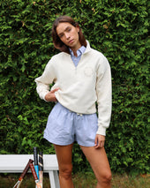 Half Zip Fleece Sweatshirt Unisex