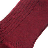 Cerise Gris Super Solide Laine