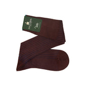 Marron Bleu Super Solide Fil D Cosse