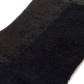 Surchaussettes Marron Vert Cheville Laine