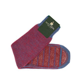 Chaussettes D Int Rieur Bleu Rouge Laine