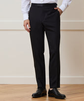 Slim Italian Wool Tuxedo Trouser