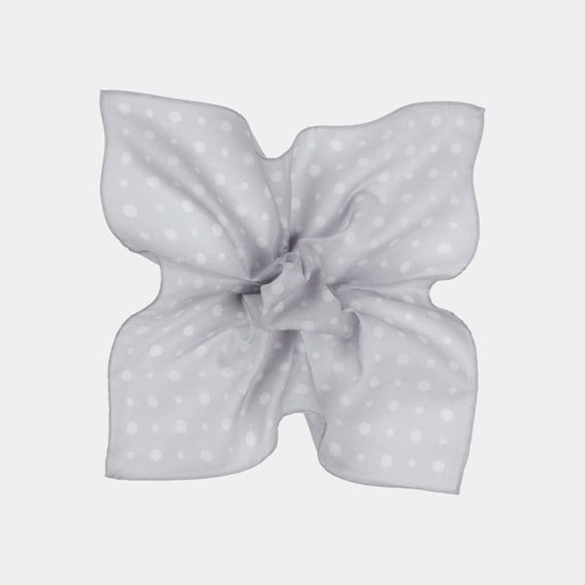 Grey Graphic Pocket Square