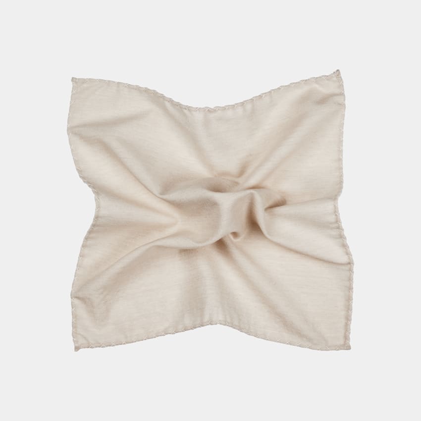 Stitch Edge Pocket Square
