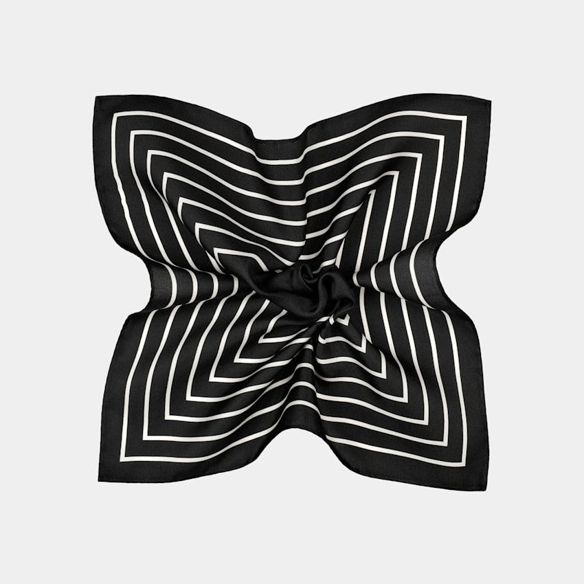 Striped Pocket Square