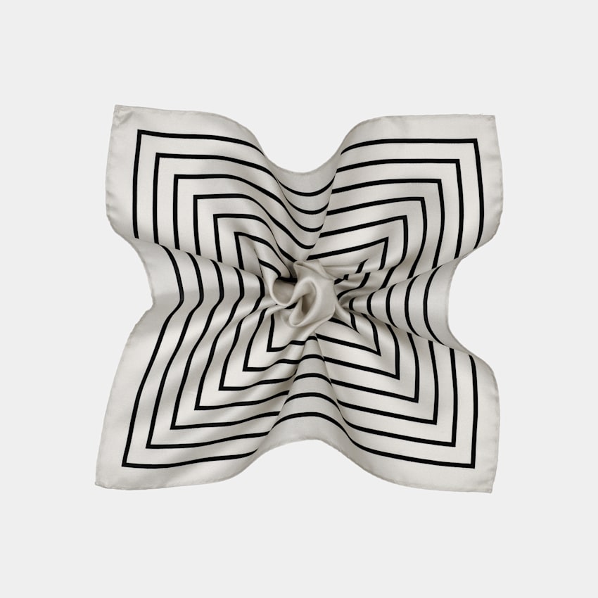 Striped Pocket Square