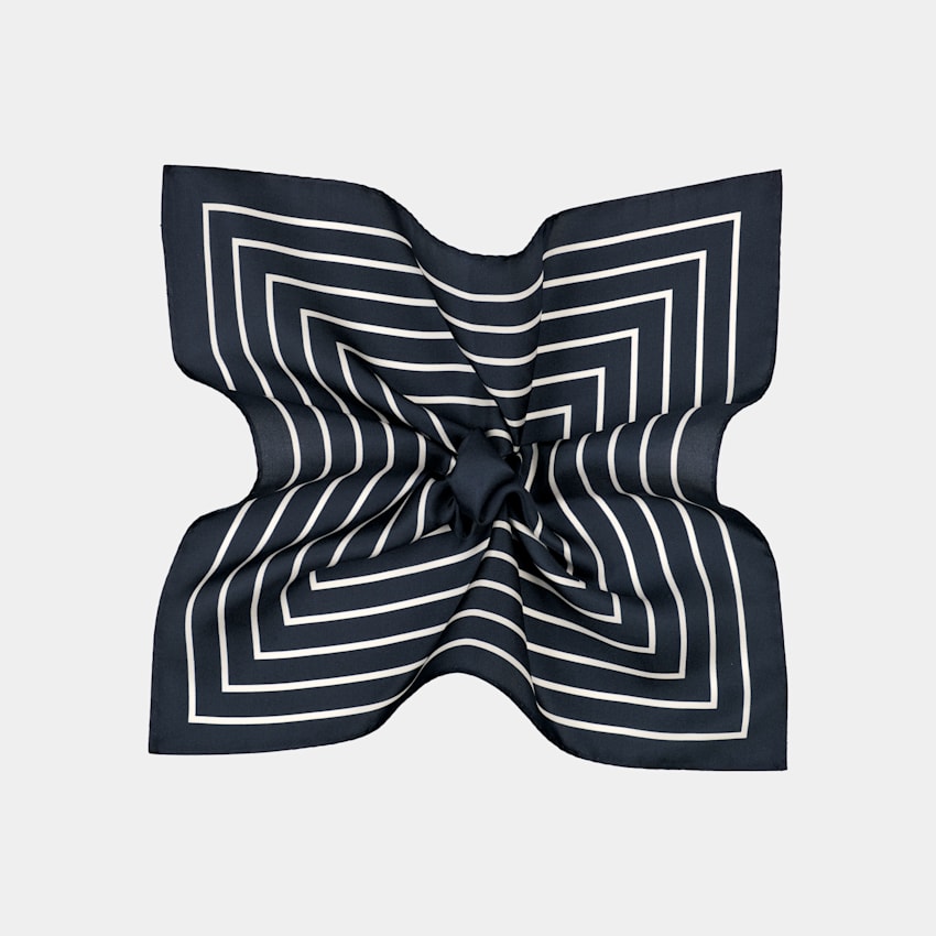 Striped Pocket Square