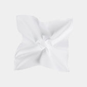 White Pocket Square