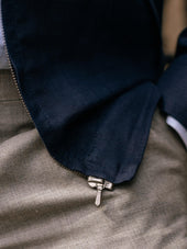 The Permanent Style Linen Harrington - Navy