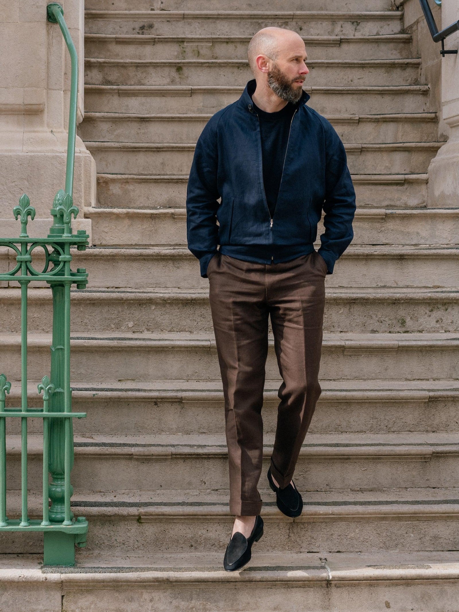 The Permanent Style Linen Harrington