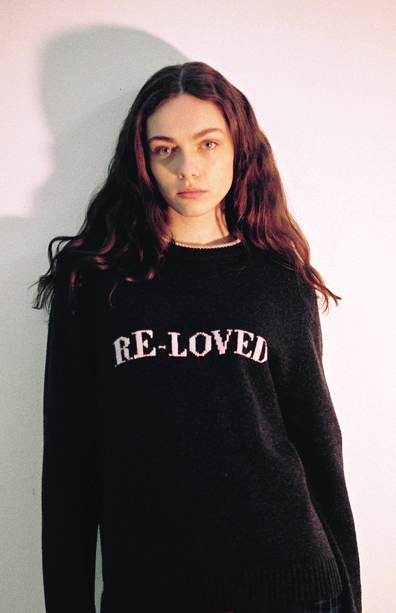 Re-loved Recycled Cashmere Jumper In Grey