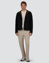 Cotton Feel Trousers With Drawstring