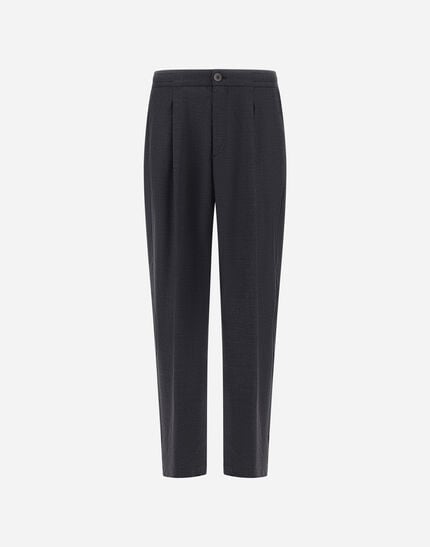 Trousers In Fluid Wool