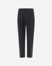 Trousers In Fluid Wool