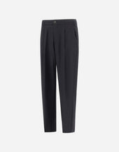 Trousers In Fluid Wool