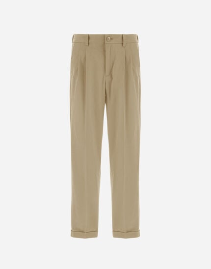 Stretch Cotton Velvet Trousers
