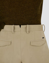 Stretch Cotton Velvet Trousers
