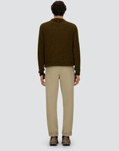 Stretch Cotton Velvet Trousers
