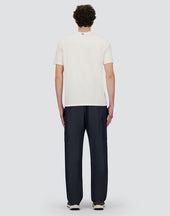 Denim Effect Cotton Trousers