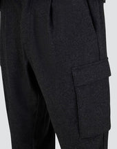 Cargo Trousers In Wool Flannel