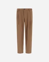 TROUSERS IN STRETCH COTTON VELVET