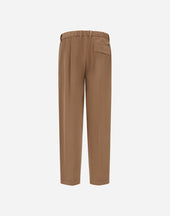 Trousers In Stretch Cotton Velvet