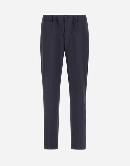 Trousers In Wrinkled Stretch Nylon