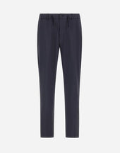 Trousers In Wrinkled Stretch Nylon