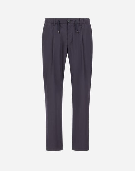 Light Cotton Stretch Trousers