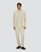 Trousers In Warm Jersey Knit Effect