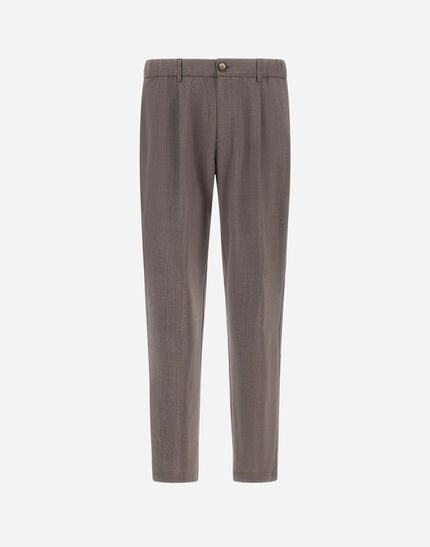 Trousers In Bi Stretch Wool