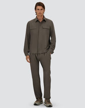 Trousers In Bi Stretch Wool