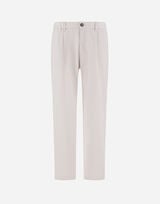 TROUSERS IN COTTON GABARDINE STRETCH