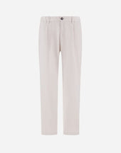 Trousers In Cotton Gabardine Stretch