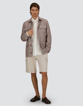 Shorts In Cotton Gabardine Stretch