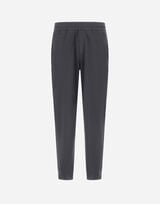 TROUSERS IN JERSEY KNIT EFFECT